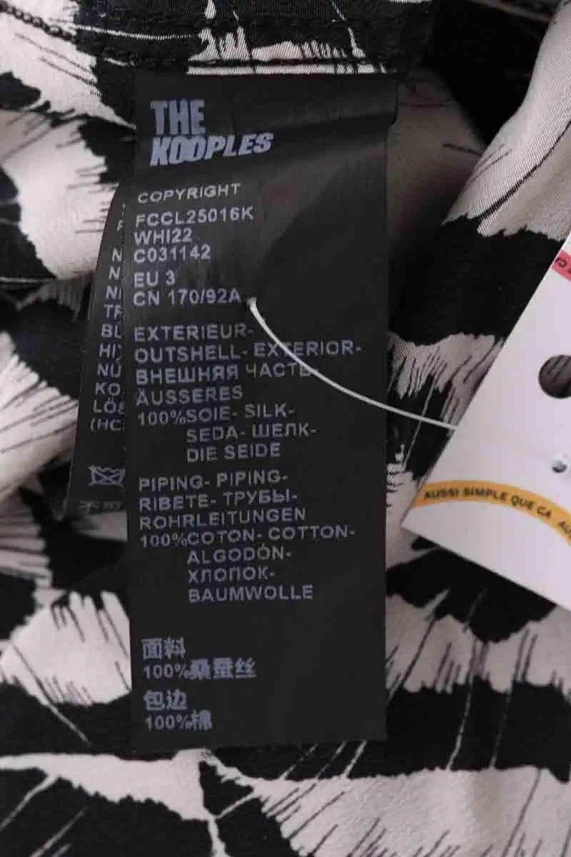 Blouse The Kooples Noir en Soie