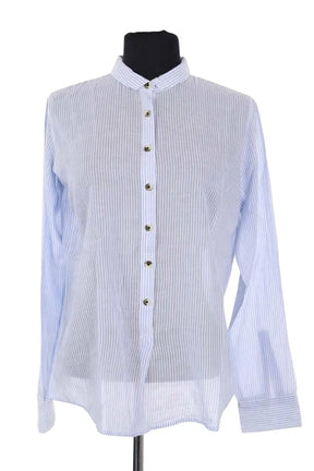 Chemise Leon & Harper Bleu en Coton, taille S - Seconde Main