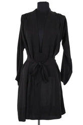 Robe Isabel Marant Noir en Soie, taille S - Seconde Main