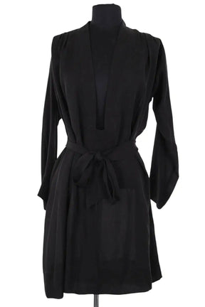 Robe Isabel Marant Noir en Soie, taille S - Seconde Main