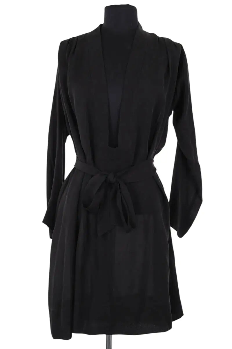 Robe Isabel Marant Noir en Soie, taille S - Seconde Main