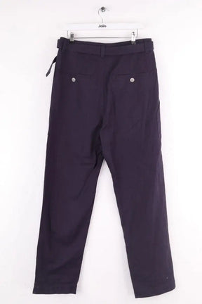 Pantalon droit Isabel Marant Violet en Coton