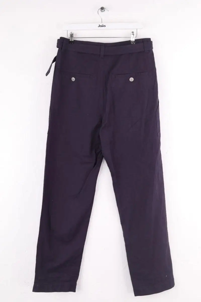Pantalon droit Isabel Marant Violet en Coton