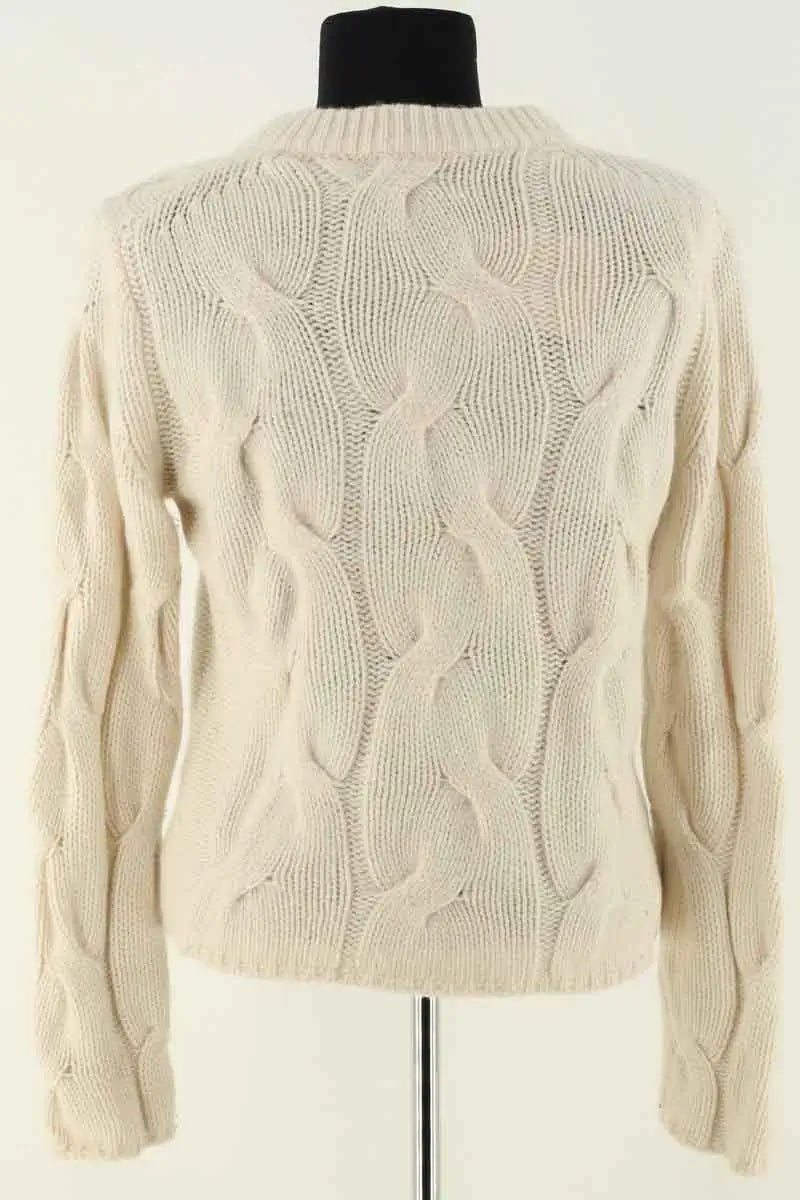Pull Eric Bompard Ecru en Cachemire