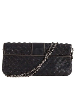 Pochette Dior Noir en Cuir