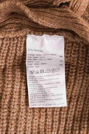 Pull Gerard Darel Camel en Synthétique
