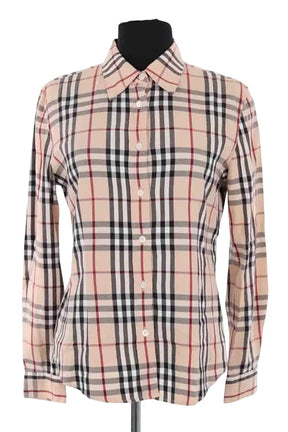 Chemise Burberry Marron en Coton, taille S - Seconde Main