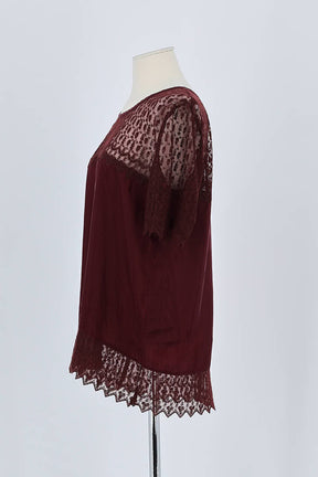 T-shirt The Kooples  Bordeaux
