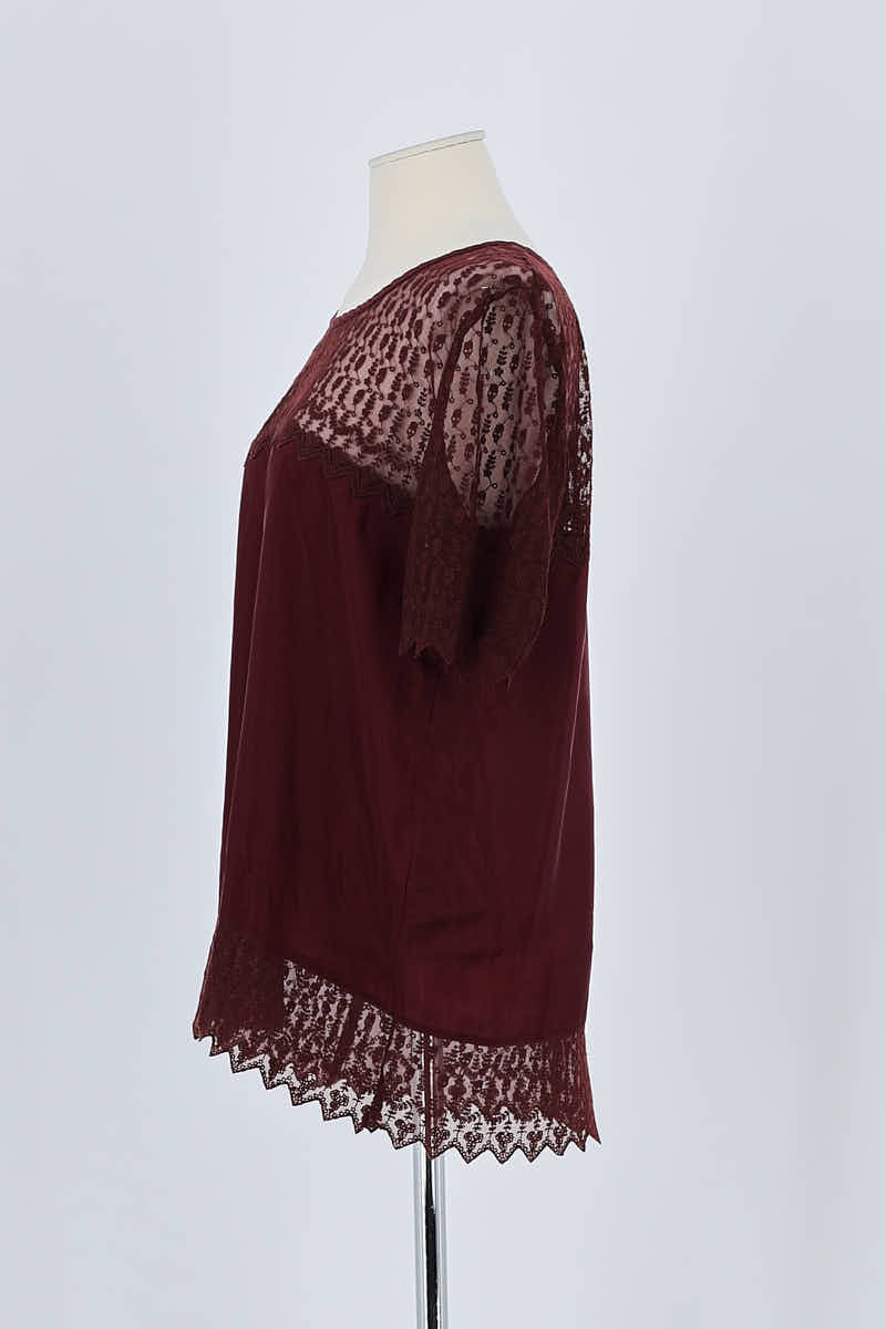 T-shirt The Kooples  Bordeaux