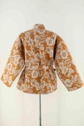 Veste Antik Batik Marron en Coton