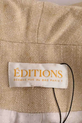 Blazer Sézane Beige en Viscose