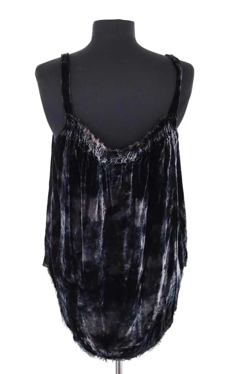 Top sans manche Raquel Allegra Vert en Velours