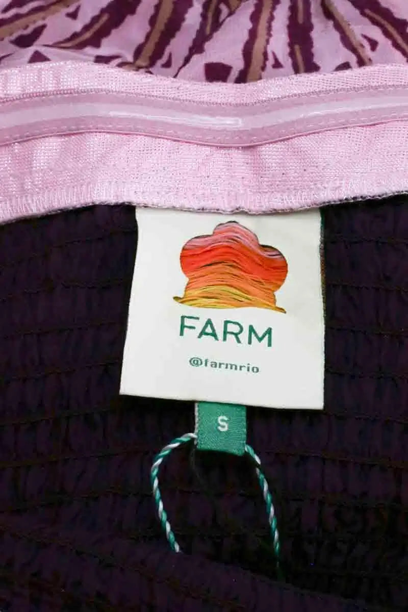 Robe Farm Rio Rose en Synthétique