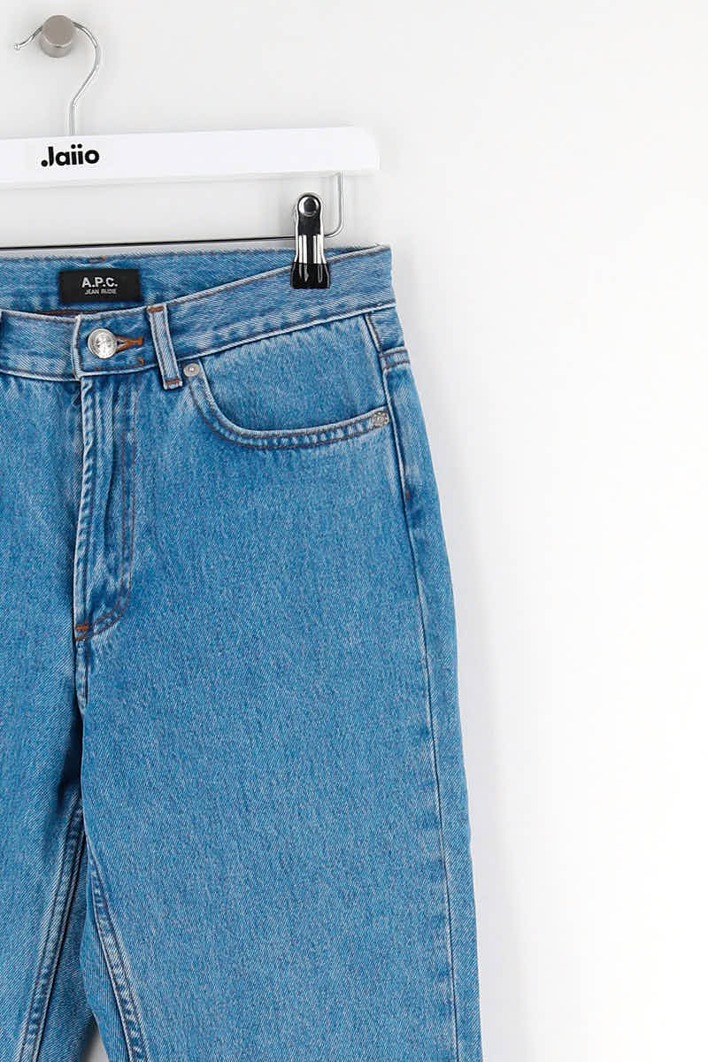 Jean droit APC  Bleu