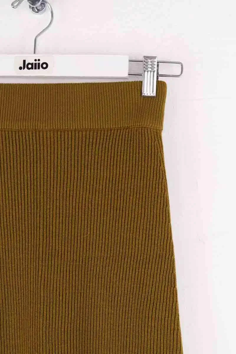 Jupe Sézane Kaki en Laine