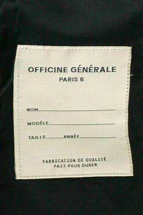 Veste Officine Générale Marine en Laine
