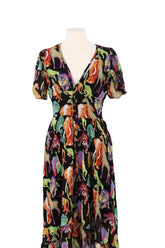 Robe The Kooples Multicolore en Viscose, taille S - Seconde Main