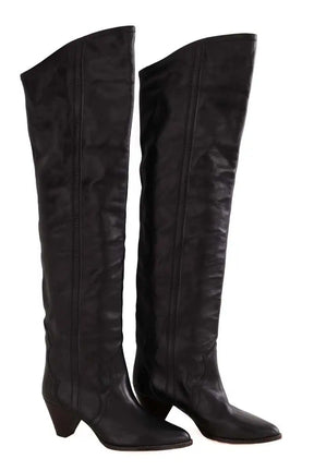 Bottes western Isabel Marant Noir en Cuir