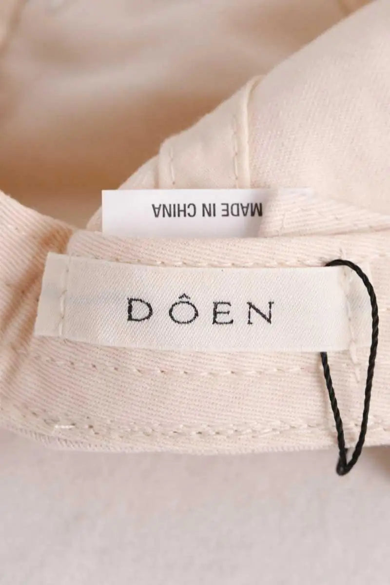 Casquette Dôen Beige en Coton