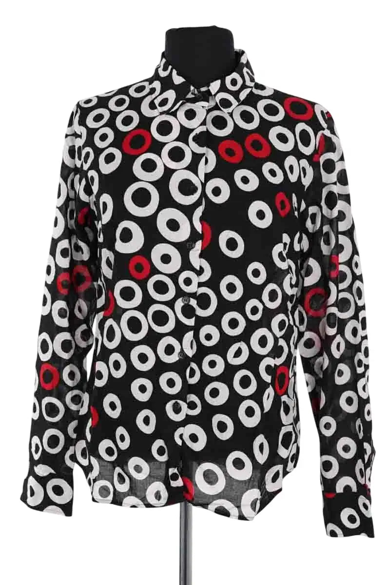 Chemise Agnès B. Noir en Coton, taille S - Seconde Main