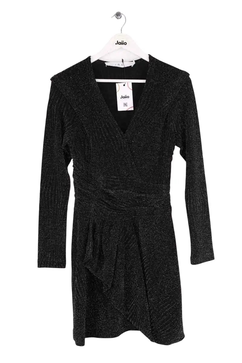 Robe Iro Noir en Synthétique, taille XS - Seconde Main