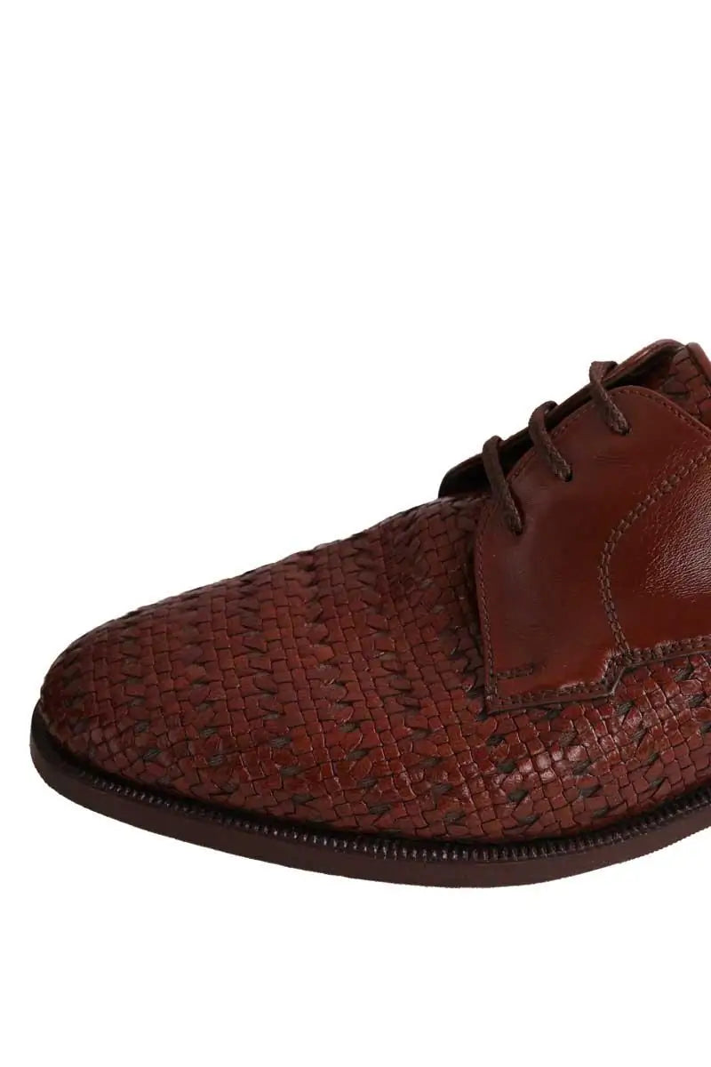 Chaussures à lacets Bally Marron en Cuir
