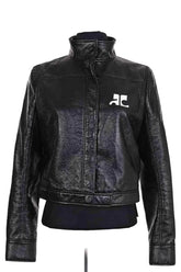 Veste Courrèges Noir en Synthétique, taille M - Seconde Main