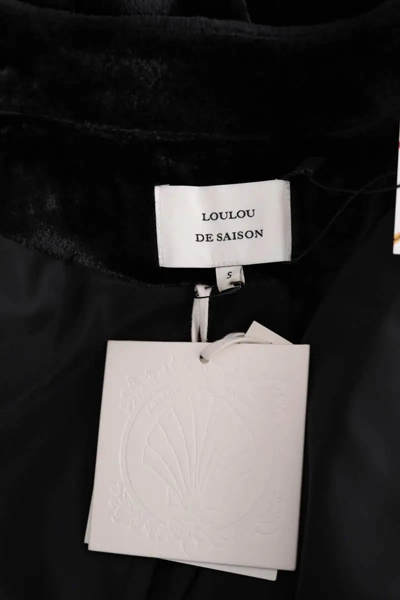 Blazer Loulou de Saison Lara Noir en Viscose