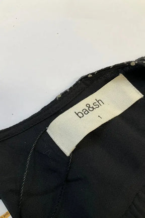 Robe Ba&Sh Noir en Soie