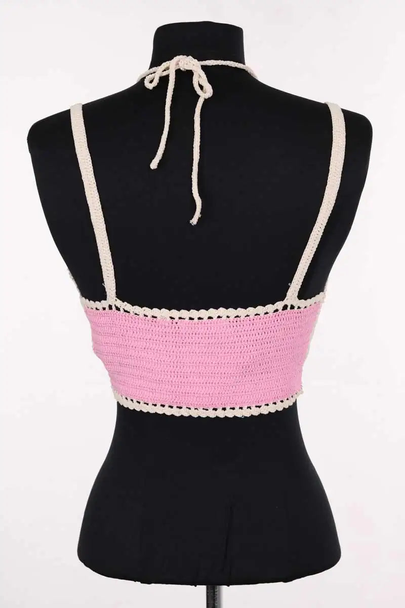 Top Sandro Rose en Viscose