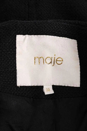 Veste Maje Noir en Coton