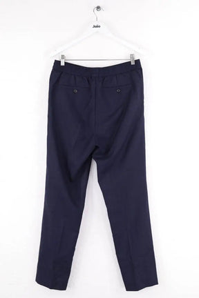 Pantalon droit Ami Bleu en Laine