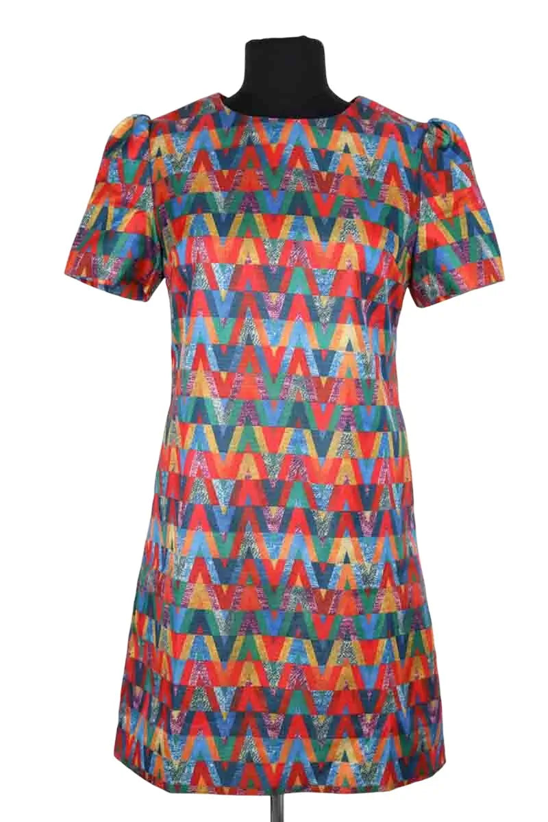 Robe Red Valentino Multicolore en Coton, taille S - Seconde Main