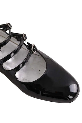 Talons Carel Noir en Cuir