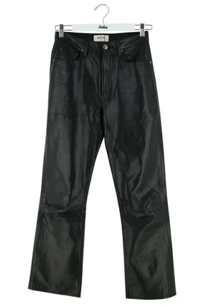 Pantalon droit Agolde Noir en Synthétique, taille XS - Seconde Main