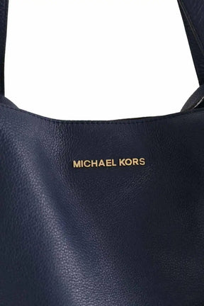 Sac porté épaule Michael Kors Bleu en Cuir