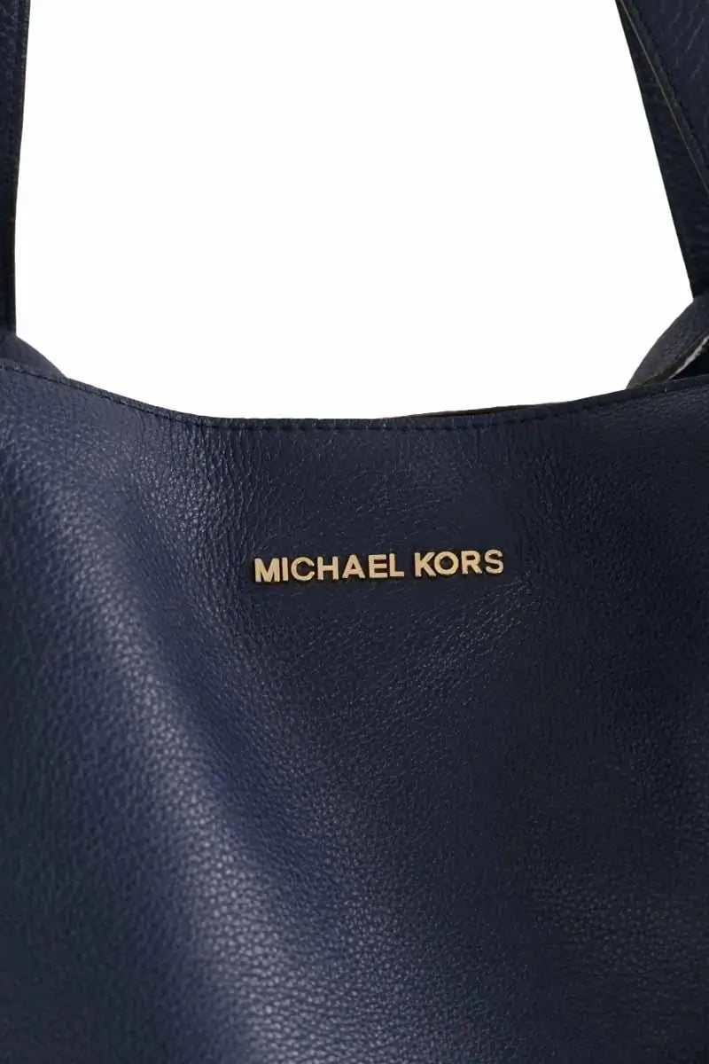 Sac porté épaule Michael Kors Bleu en Cuir