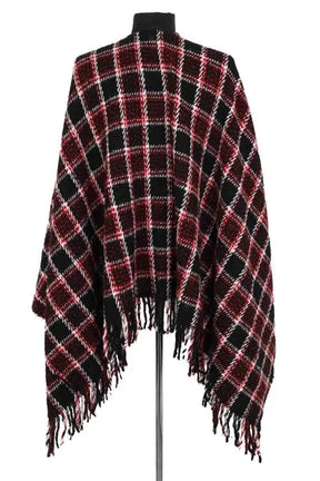 Poncho Maje Rouge en Synthétique
