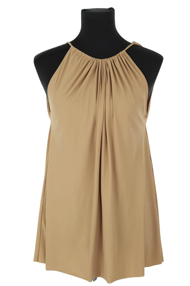 Top sans manche Tara Jarmon  Camel