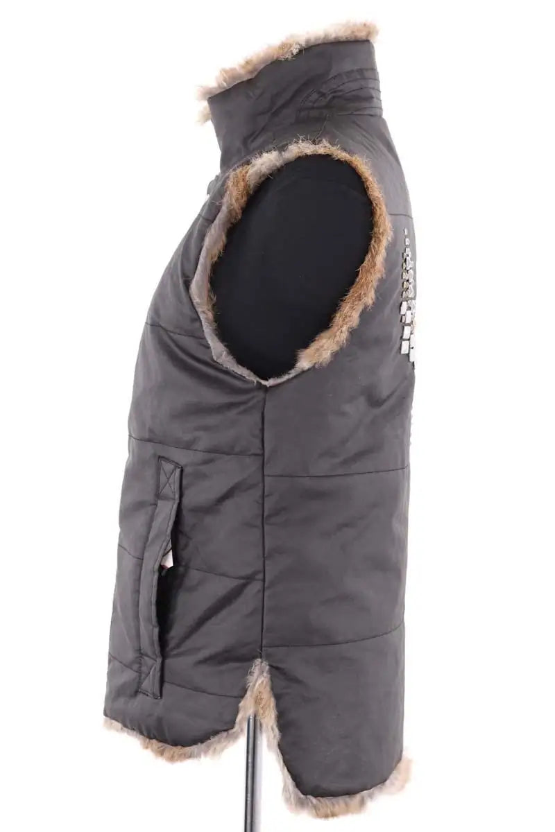 Veste Zadig & Voltaire Khel studs Noir en Fourrure