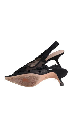 Talons Dior J'adior Noir en Tissu