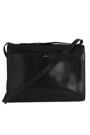 Sac à bandoulière APC Noir en Cuir