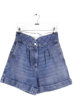 Mini short Sandro Bleu en Coton, taille S - Seconde Main