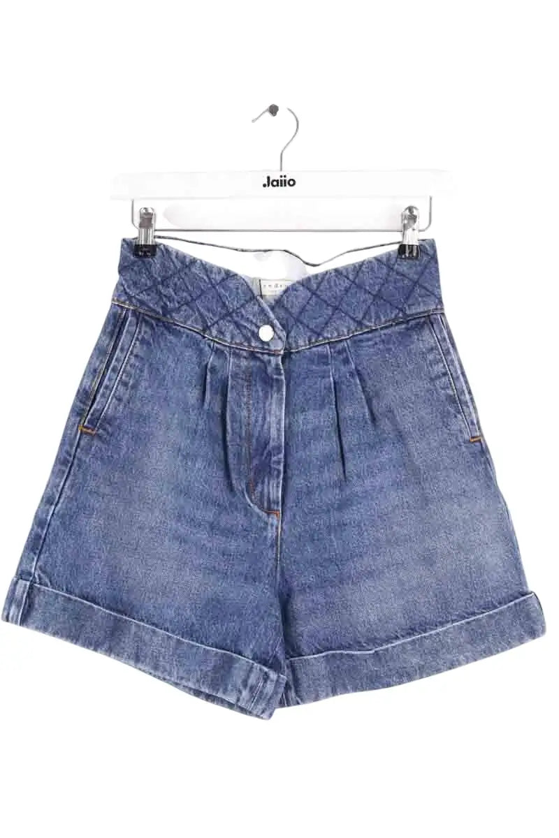 Mini short Sandro Bleu en Coton, taille S - Seconde Main