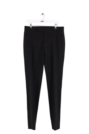 Pantalon droit Sandro Noir en Laine, taille XL - Seconde Main