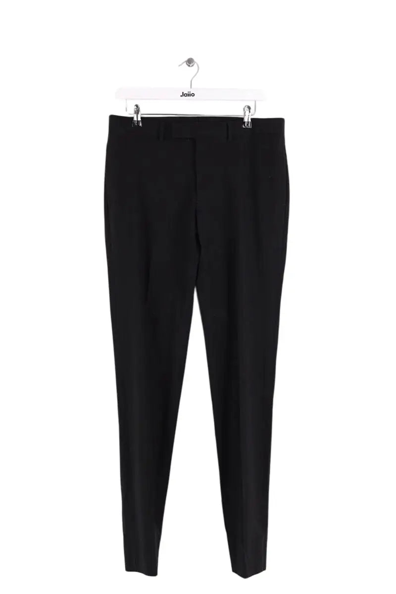 Pantalon droit Sandro Noir en Laine, taille XL - Seconde Main