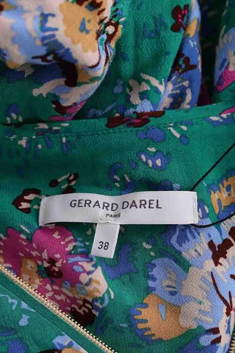 Robe Gerard Darel Vert en Viscose