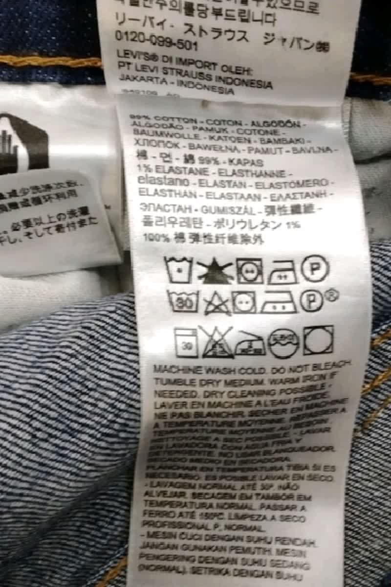 Jean slim Levi's  Bleu