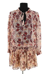 Robe Ba&Sh Ecru en Viscose, taille XS - Seconde Main