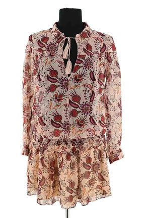 Robe Ba&Sh Ecru en Viscose, taille XS - Seconde Main